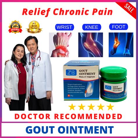 Original Gout Cream Arthritis Treatment Ointment Gout Pain Relief