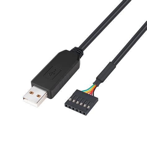 Buy Dtech Ftdi Usb To Ttl Serial Adapter 33v Debug Cable 6 Pin Female Socket Header Uart Ic