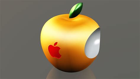 3d Apple Logo Free 3d Model 3d Printable Stl Dwg Sldprt Sldasm Slddrw
