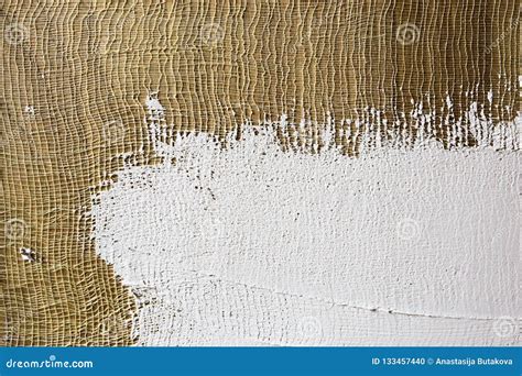 Smear The Soil On The Canvas Texture For Artists Stock Photo Image