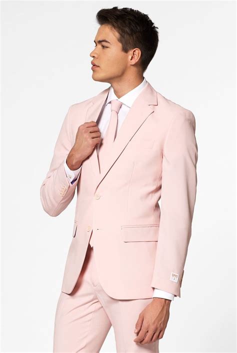 Lush Blush Pink Suit Opposuits Pink Suit Pink Suit Men Prom Suits
