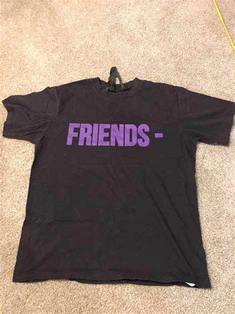 Vlone Vlone Friends T Shirt Black Purple Grailed