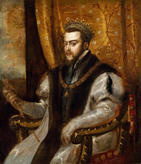 King Philip Ii Of Spain Painting By Titian