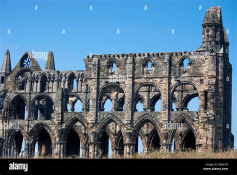 Whitby Abbey North Yorkshire England The Setting For Bram Stokers