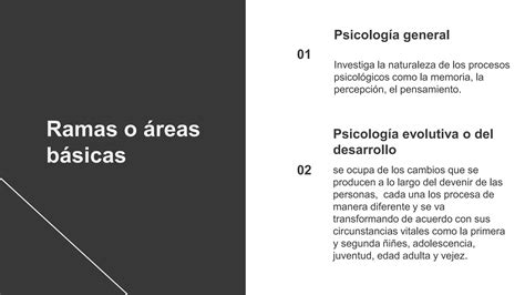 Ramas Y Campos De La Psicología 2pptx