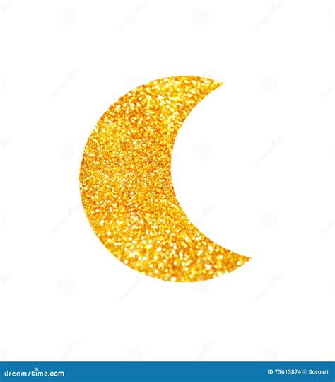 Moon Glitter Design Stock Photo Image Of Design Circle 73613874
