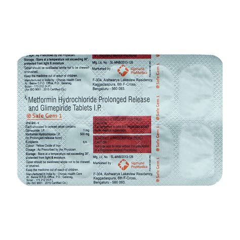 Safe Gem 1mg Tablet Price Uses Side Effects Composition Apollo