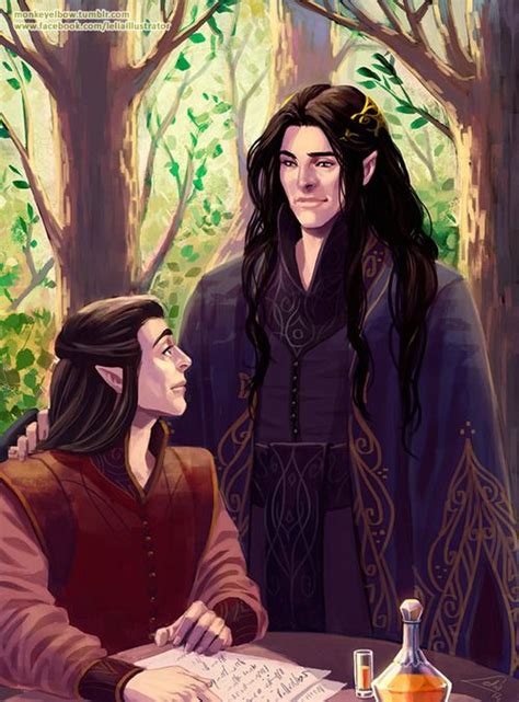 Elrond And Gil Galad By Monkeyelbow Tolkien Elves Tolkien Art
