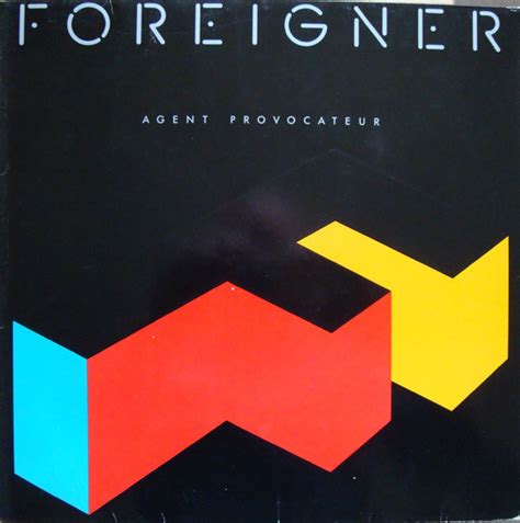 A love in vain 8. Foreigner - Agent Provocateur (1984, Embossed Sleeve ...