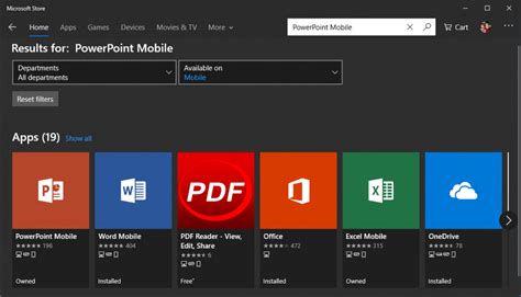 How To Install Powerpoint Mobile On Your Windows 10 Pc For Free