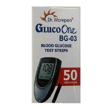 Dr Morepen Gluco One BG 03 Blood Glucose Test Strip 50 Strips JioMart