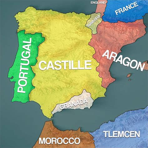 Iberia 1444 Oc Rhistorymaps