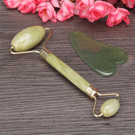 Where do you put a gua sha on your face? Other Skin Care & Tanning - Jade Roller & Gua Sha Set Face ...