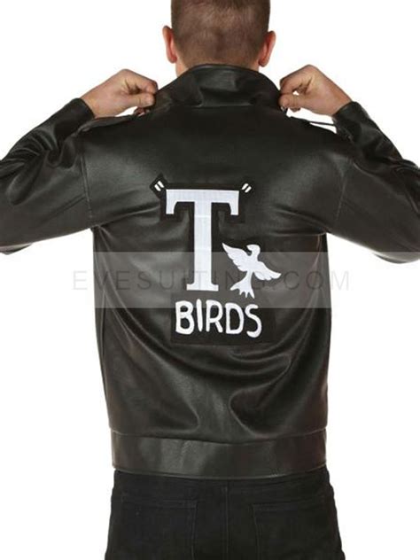 T Birds Leather Jacket Adult Grease Authentic T Birds Jacket