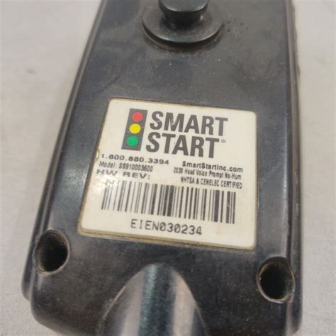 SmartStart SS910003600 Interlock Breathalyzer Device (ONLY) Untested | eBay