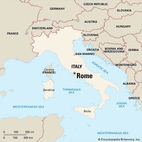 Mappa Di Roma E Dintorni Mappa Di Roma In Italia E Larea Circostante