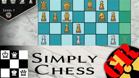 Simply Chess Gameplay Against Computer Level 1 2 Youtube