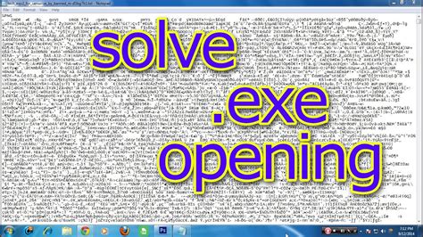 How To Solve .exe files opening in notepad,word pad or ...