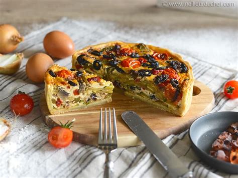 Quiche aux légumes Recette de cuisine illustrée