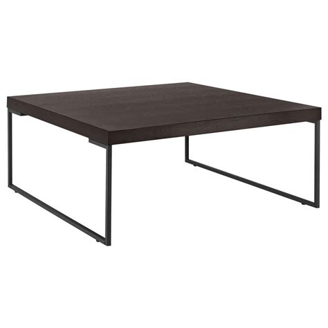 Atelier Contempo Wood Top Coffee Table With Metal Legs Coffee