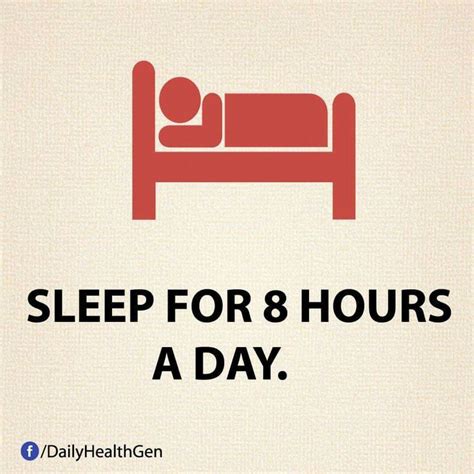 sleep for 8 hours a day health quotes motivation healthy life tips to be happy