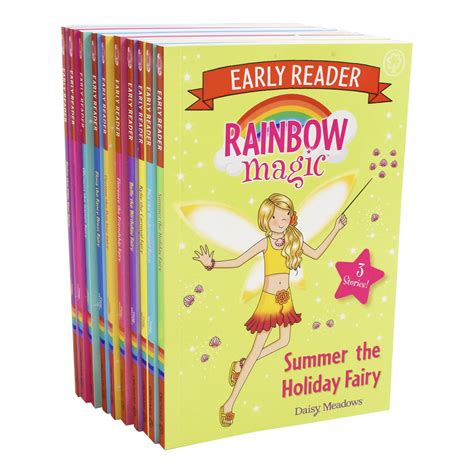 Rainbow Magic Early Reader 10 Books Children Collection Paperback Set