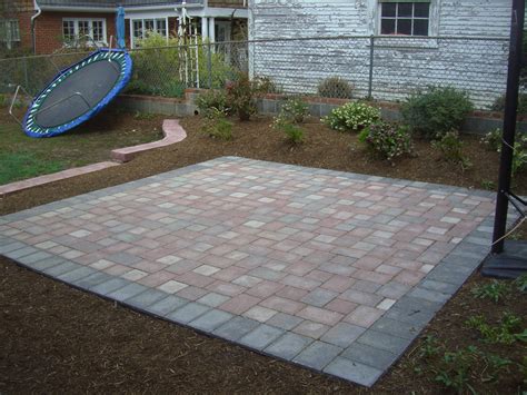 It's time to start thinking of things to do outside with the kiddos. Patios | Backyard basketball, Basketball court backyard ...