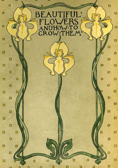 Bon Chic Bon Genre Art Nouveau Flowers Art Nouveau Illustration