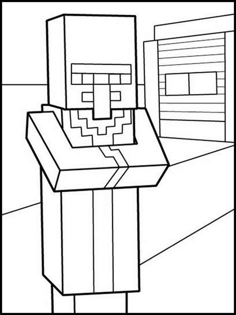 Dibujos Faciles para Colorear Minecraft 3