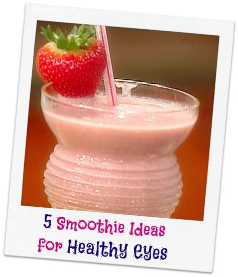 Great read, except for the times the ideas made me nauseous! 5 Smoothie Ideas for Healthy Eyes - Mommy Snippets