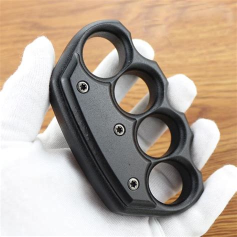 Stainless Steel Knuckle Duster Paperweight Cakra Edc Gadgets