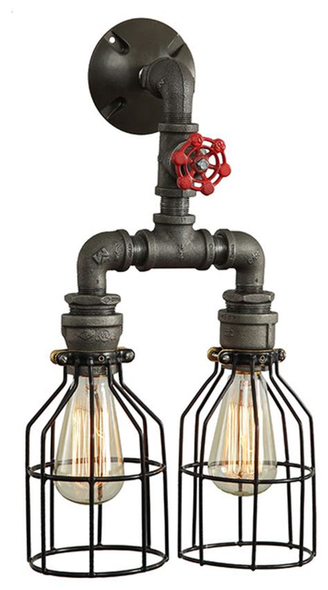 Get the best deal for visual comfort wall sconce wall lighting fixtures from the largest online selection at ebay.com. Double Pendant Wall Sconce - Industrial - Wall Sconces ...