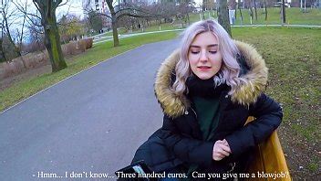 Cute Teen Swallows Cum For Cash Public Blowjob In The Park By Eva Elfie Free Leaked Porn Videos