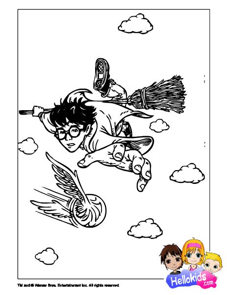 Harry potter coloring pages ginny harry potter coloring pages. Harry Potter Quidditch by Writer-Colorer.deviantart.com on ...