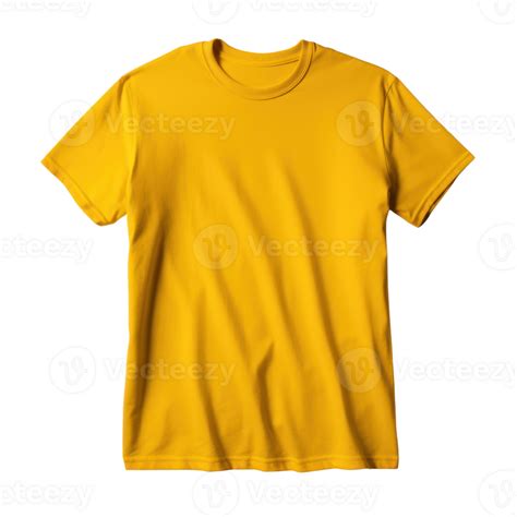 Yellow T Shirt Mockup Illustration Ai Generative 26791569 Png