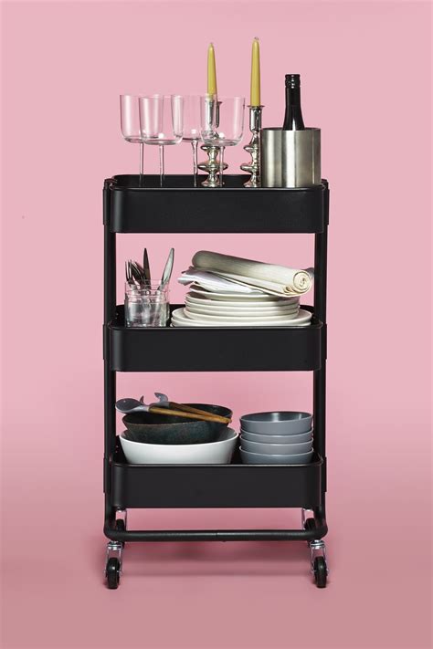 Homelegance mantello server in brown cherry. The IKEA RÅSKOG Cart as Dining Room Sideboard | Dining ...