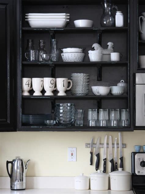 The depth of the handle makes it easy to open and close the door. Colorful Painted Kitchen Cabinet Ideas | HGTV's Decorating & Design Blog | HGTV