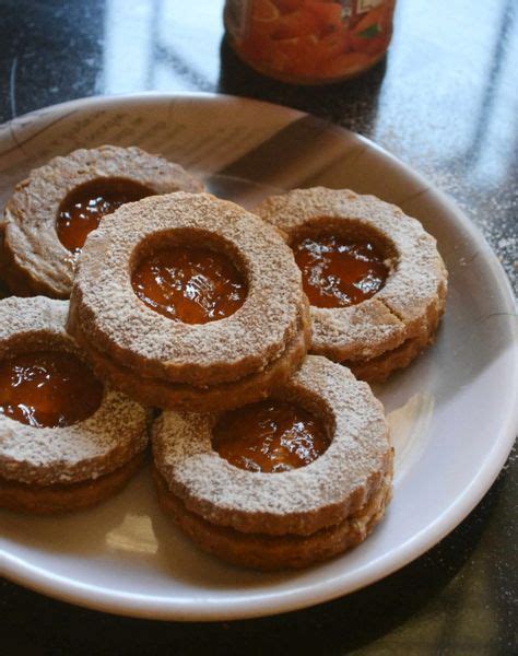 Husarenkrapferl an austrian christmas cookie 18 18. Eggless Linzer Cookies - Austrian Christmas Cookies | Recipe | Honey cake recipe, Honey cookies ...