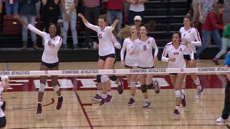 Recap No 1 Stanford Womens Volleyball Advances Past Loyola Marymount
