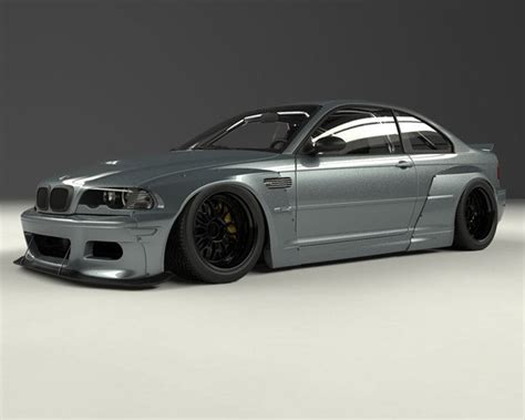 17090220 Pandem | Blister Full FRP Wide-body Kit BMW E46 ...
