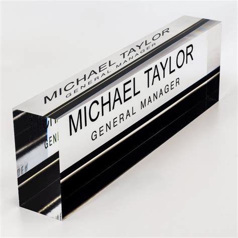 Personalized Name Plate For Desk Custom Office Decor Etsy