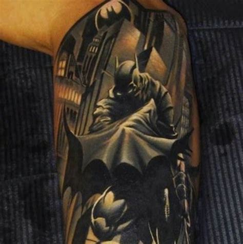 The best batman tattoos dark knight leg tattoo source: Batman Tattoos - Tattoo Ideas, Artists and Models