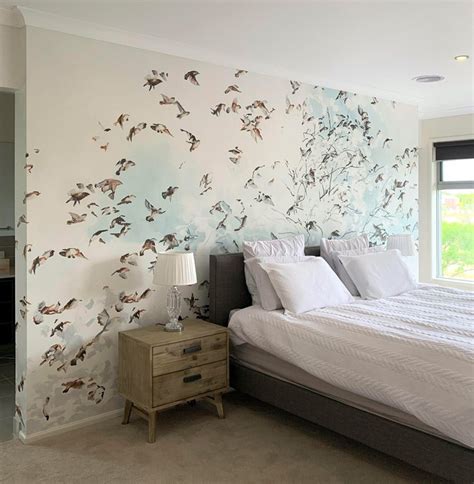 This room is beautiful and perfect for the little part 35. Beautiful Bird wallpaper for bedrooms and living rooms ...