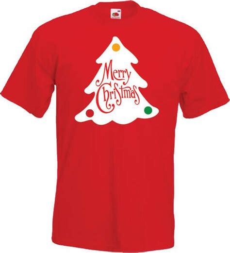 Details About Merry Christmas Christmas Party T Shirt Red T Shirt