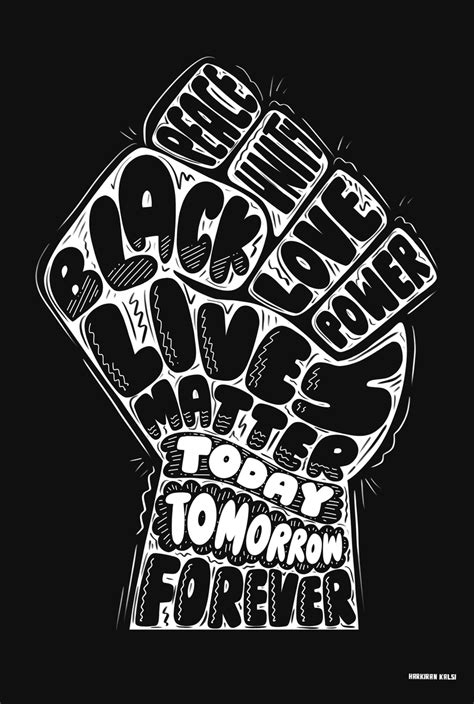 Black Power Fist Art Uk