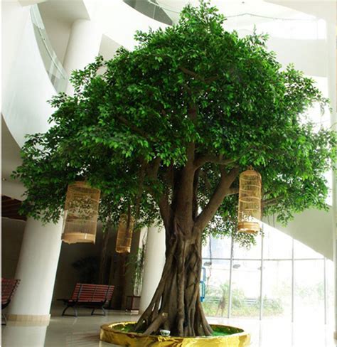 China Indoorandoutdoor Artificial Largebig Fiberglass Ficusbanyan Tree