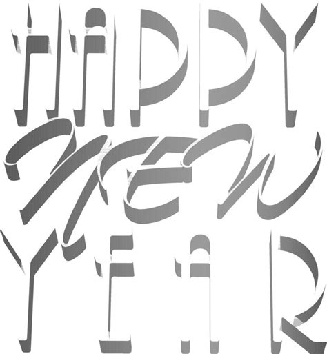 happy new year 3d text 24330162 vector art at vecteezy