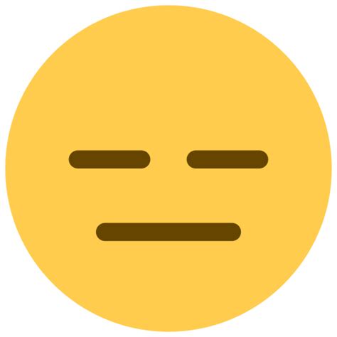 Straight face emoji free png stock. Expressionless Face Emoji Meaning with Pictures: from A to Z