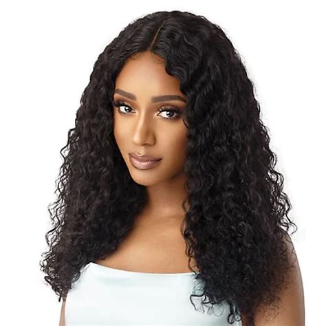 WIG JERRY CURL SWISS LACE T PART BRAZILIAN HUMAN HAIR Ei Hair Extensions
