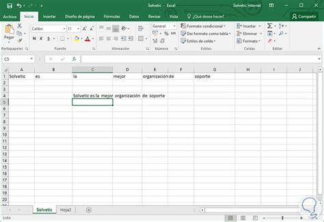 Cómo Combinar Texto De Diversas Celdas Excel 2016 Solvetic